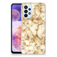 Samsung Galaxy A23 | TPU | Siliconen hoesje | Marmer Goud