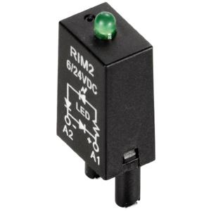 Weidmüller LED-module Met display, LED, Met vrijloopdiode RIM 2 6/24VDC Lichtkleur: Groen 10 stuk(s)