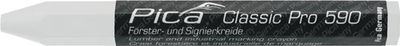 Pica Bosbouwers-/markeerkrijt | wit | met papier | Pica Classic PRO 590 | 12 stuks - 590/52 590/52