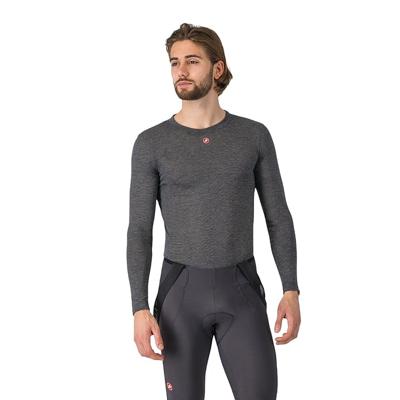 Castelli Medio Base Layer lange mouw Melange gray heren