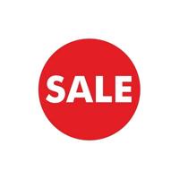 Etiket rood/wit 20mm SALE 500/rol