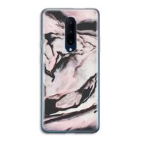 Roze stroom: OnePlus 7 Pro Transparant Hoesje
