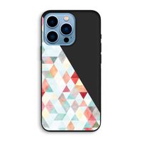 Gekleurde driehoekjes pastel: iPhone 13 Pro Biologisch afbreekbaar hoesje