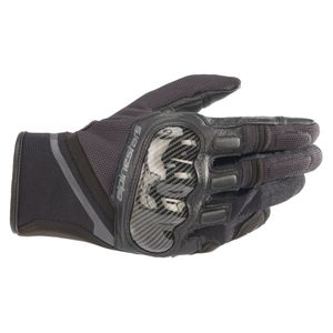 ALPINESTARS Chrome Gloves, Motorhandschoenen Zomer, Zwart-Tar Grijs