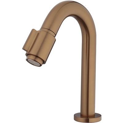 Wiesbaden Victoria Fonteinkraan - Toiletkraan - Koudwaterkraan - 1/2 - Geborsteld Brons Koper