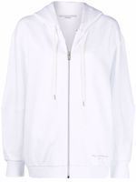 Stella McCartney hoodie à plaque logo - Blanc - thumbnail