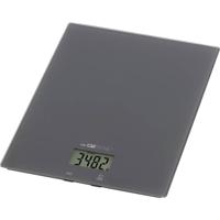 Clatronic KW 3820 Glas grau Keukenweegschaal Digitaal Digitaal Weegbereik (max.)=5000 g Grijs 210 x 180 x 20