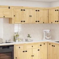 Kast met plank Honing 60 x 32 x 40 cm Massief grenenhout