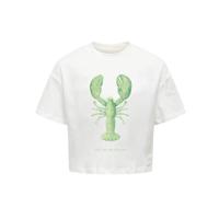 Kids ONLY zomer top S/S meisjes - print - wit - Kogkelly