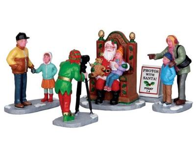 Photos with santa - Lemax