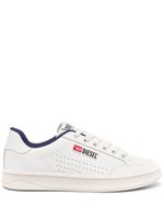 Diesel baskets S-Athene en cuir - Blanc