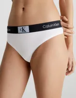 Calvin Klein string dames Retro- Modern Thong - Hoge katoenen dames string