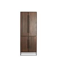 Light & Living Light&living Kast 75x40x200 cm LILIAN hout donker bruin