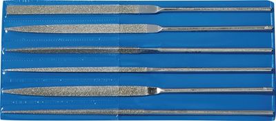 Promat Diamantnaaldvijlenset | lengte 140 mm 6-delig | D 126 | D 126 - 4000840647 4000840647
