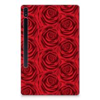 Samsung Galaxy Tab S7 Plus | S8 Plus | Siliconen hoesje | Red Roses