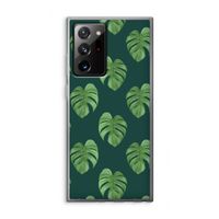 Monstera leaves: Samsung Galaxy Note 20 Ultra / Note 20 Ultra 5G Transparant Hoesje