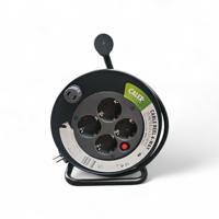 Calex kabelhaspel 15 meter grijs