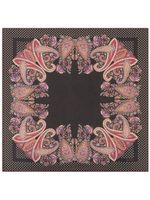 ETRO paisley-print silk scarf - Noir - thumbnail