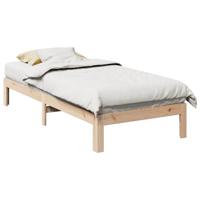 Bedframe zonder matras massief grenenhout 80x200 cm