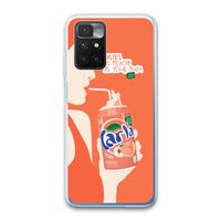 Peach please!: Xiaomi Redmi 10 Transparant Hoesje