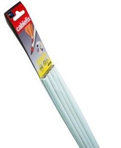 cablefix 2201-WH Kabelgoot (l x b x h) 1000 x 8 x 7 mm Wit 4 stuk(s)