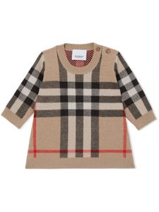 Burberry Kids robe à motif Vintage Check - Marron