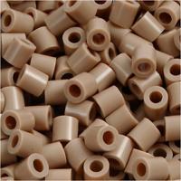 NABBI Strijkkralen, afm 5x5 mm, gatgrootte 2,5 mm, medium, beige (32248), 1100 stuk/ 1 doos