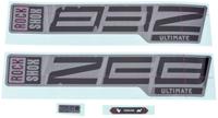 ROCKSHOX decor set "signatur series" decal set rs zeb ult. black