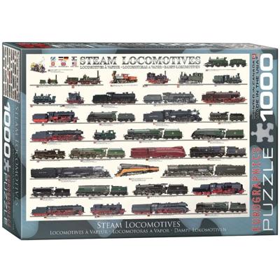 Steam Locomotives Puzzel 1000 Stukjes Steam Locomotives Puzzel 1000 Stukjes