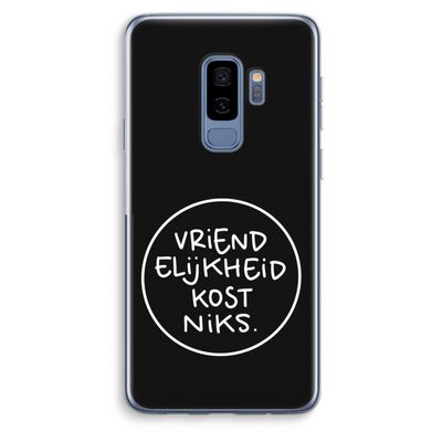 Vriendelijkheid: Samsung Galaxy S9 Plus Transparant Hoesje