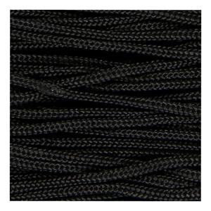 Creativ Company Macrame koord zwart, 8m