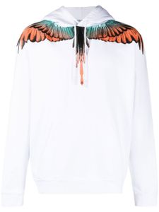 Marcelo Burlon County of Milan hoodie en coton biologique à imprimé graphique - Blanc