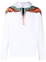 Marcelo Burlon County of Milan hoodie en coton biologique à imprimé graphique - Blanc