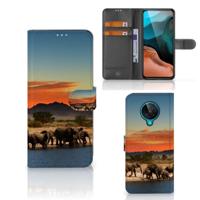 Xiaomi Poco F2 Pro | Telefoonhoesje | Met pasjeshouder | Olifanten