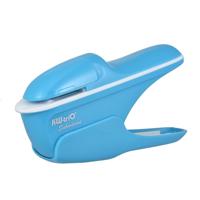 Hand-held mini veilige Nietloze nieten Max 7 vellen papier binding machine (blauw) Hand-held mini veilige Nietloze nieten Max 7 vellen papier binding machine (blauw)