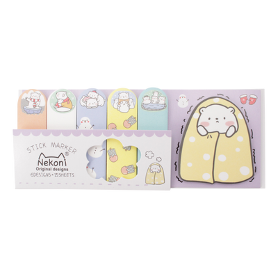 Cute animal sticky notes A