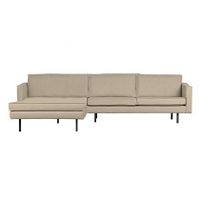 BePureHome Rodeo Chaise Longue Links - Bouclé -  Beige