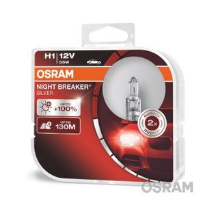 NIGHT BREAKERÂ® SILVER OSRAM, Spanning (Volt)12V