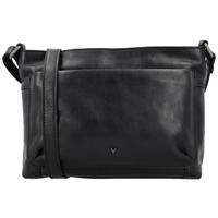 Vilenca Leren Schoudertas Belle Zwart