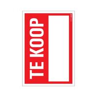 Bord Te koop - 230x330 mm.