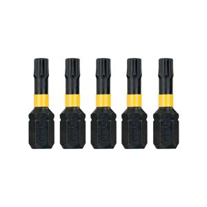 DeWALT DT7382T Extreme Impact Torsion Schroefbits T25 25mm 5 Stuks