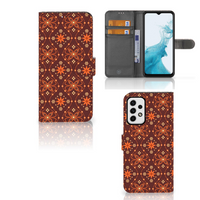 Samsung Galaxy A23 Telefoon Hoesje Batik Brown