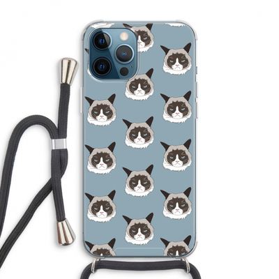 It's a Purrr Case: iPhone 12 Pro Max Transparant Hoesje met koord