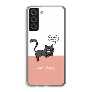 GSM poes: Samsung Galaxy S21 FE Transparant Hoesje