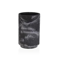 Tandenborstelhouder Versa Zwart Hars 6,9 x 10,2 x 6,9 cm