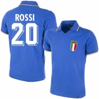 Italië retro voetbalshirt WK 1982 + Rossi 20
