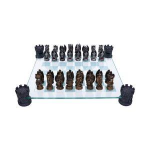 Nemesis Now - Kingdom Of The Dragon Chess Set 43cm