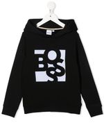 BOSS Kidswear hoodie en polaire à logo imprimé - Noir BOSS Kidswear hoodie en polaire à logo imprimé - Noir