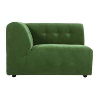 HKliving Vint Bank Element - 1,5-zitsbank Links - Royal Velvet - Groen