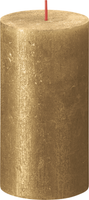 Stompkaars Shimmer 130/68 Gold - Bolsius